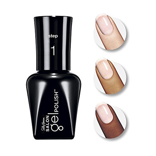 Sally Hansen Pro-Gel Base Coat 0.14 Fl Oz - Chip-Resistant, Shiny Finish, LED Lamp Required