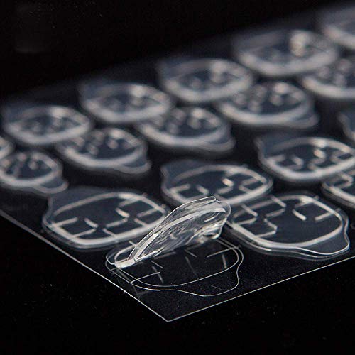 Mwellewm 1200Pc Double-Sided Nail Adhesive Tabs - Waterproof Jelly Stickers