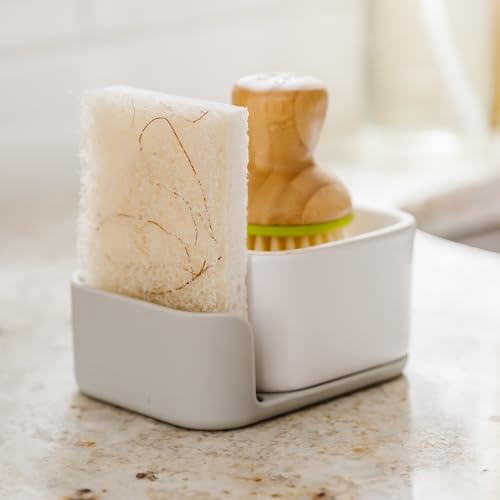 Full Circle Coconut Scrubber Sponges - Pack of 6, Dual-Sided, Eco-Friendly