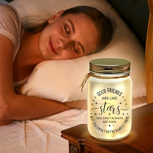 Personalized Mason Jar Night Light - Unique Home Decor Gift