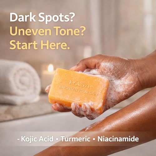 IYASA Kojic Acid Brightening Soap for Dark Spots & Hyperpigmentation - 2 Pack