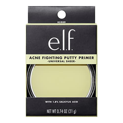 e.l.f. Acne Fighting Putty Primer with 1.8% Salicylic Acid - 0.74 Oz