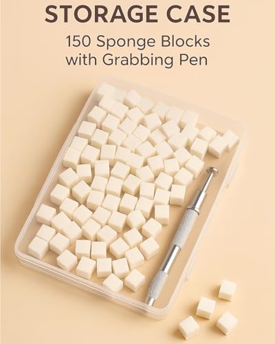 Gradient Nail Art Tool Set - 150PCS Nail Sponges & Grab Pen