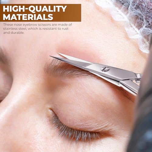 Utopia Care Stainless Steel Eyebrow Scissors for Men & Women