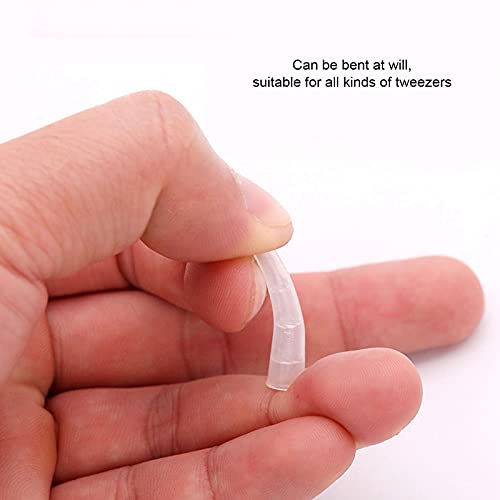 WNSC Non-Slip Silicone Tweezers Tip Covers - 10 Pack