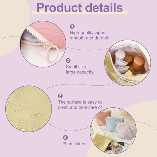 4-Piece Period Pouch Set - Discreet Sanitary Pad Storage Bag