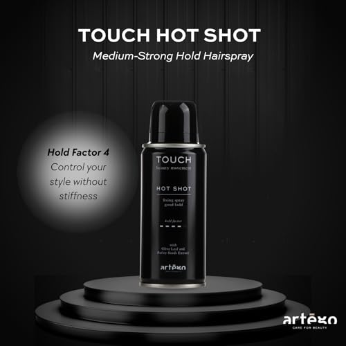 Artego TOUCH Hot Shot Hair Spray 3.4 fl oz Medium-Strong Hold Frizz Control