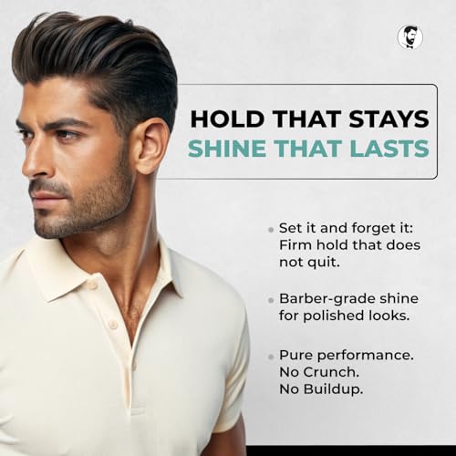 Gentlemen Republic Refined Hair Gel, 8oz - 24-Hour Hold & Shine
