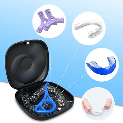 BVN Magnetic Seal Slim Orthodontic Dental Case - Black