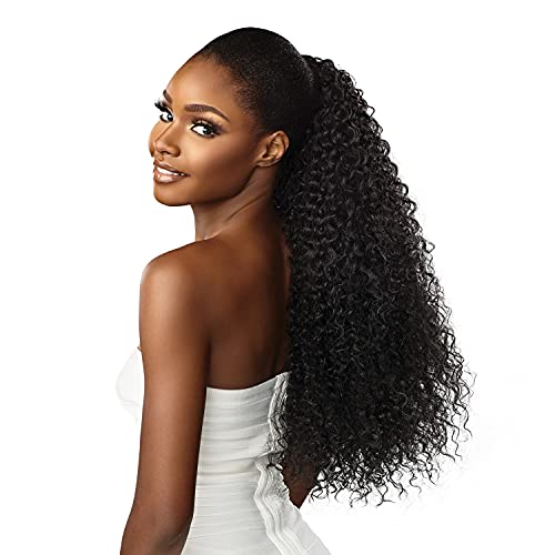 Sensationnel Lulu Drawstring Ponytail - Yaki Texture High Heat Synthetic