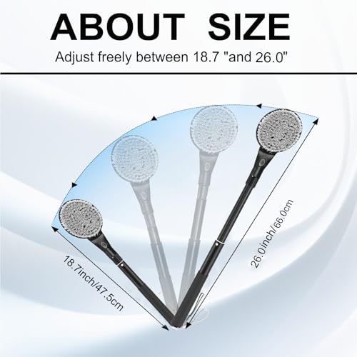 Gobiteli Long Handle Back Scrubber for Shower - Adjustable Body Brush