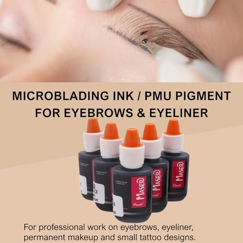 Boermeize Microblading Tattoo Ink - Black Brown 10ml Organic Pigment