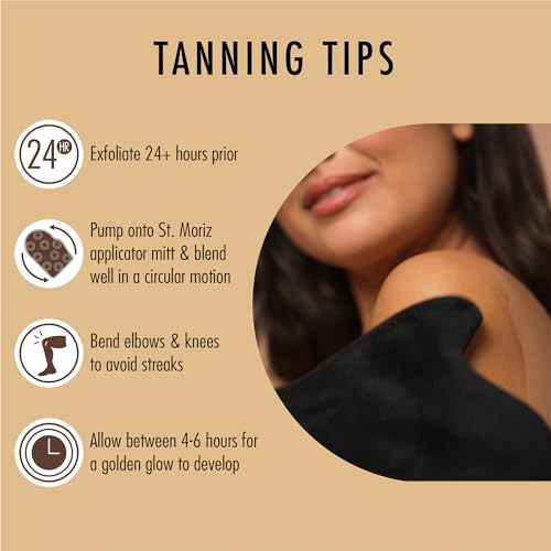 St. Moriz Professional Medium Self Tanner Mousse with Aloe Vera & Vitamin E - 6.76 fl oz