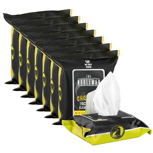 Charcoal Face & Body Cleansing Wipes - 30 Count Pack of 8