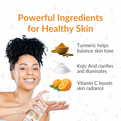 Nasola Kojic Acid Body Wash 11.83 fl oz – Brightening Shower Gel with Turmeric & Vitamin C for All Skin Types