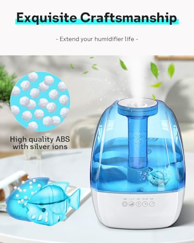 Humidifier Cleaning Fish - Purify Water, Prevent Hard Water Build-Up, 6 Pack