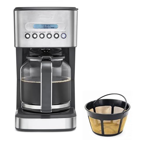 NRP Permanent Coffee Filter for 12-Cup Coffeemakers - Eco-Friendly & Reusable