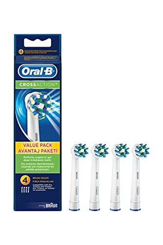 Oral-B Cross Action Replacement Brush Heads - 4 Pack (EB50)