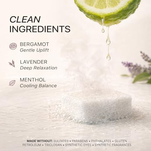 Beauty by Earth Lavender & Bergamot Shower Steamers - Aromatherapy Spa Set