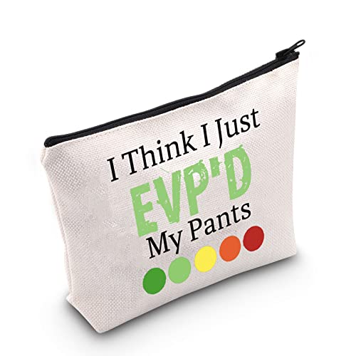 Ghost Hunting Cosmetic Bag - Funny Paranormal Makeup Travel Organizer
