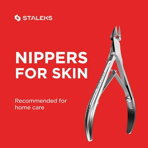 Staleks Classic 8mm Cuticle Nippers - Stainless Steel Precision Trimmer
