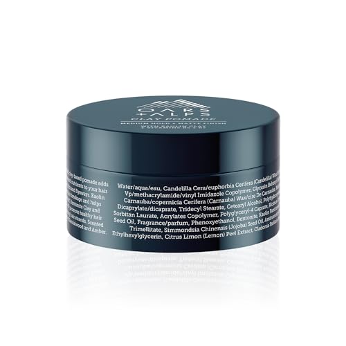 Oars + Alps Clay Hair Pomade for Men, Medium Hold & Matte Finish, 2oz