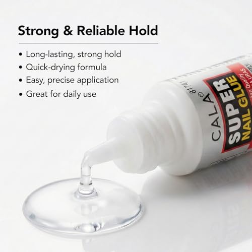 CALA Professional Quick Dry Nail Glue for False Nails - Pack of 8