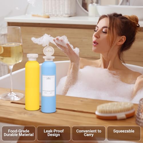 UMETASS 8.8oz Leak-Proof Travel Shampoo Bottle - Empty Squeeze Container