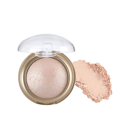 Corlo 303-Glow Baked Highlighter Contour Powder - Sheer Pearl Shimmer for Face