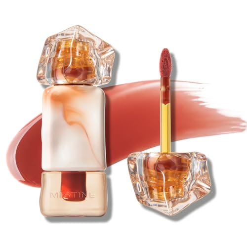 Mistine J02 Secret Love Lip Plumper & Gloss with Peptide, Non-Sticky, Shiny Finish, 0.1 fl oz