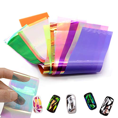 Beaute Galleria 24-Piece Holographic Nail Art Foil Set