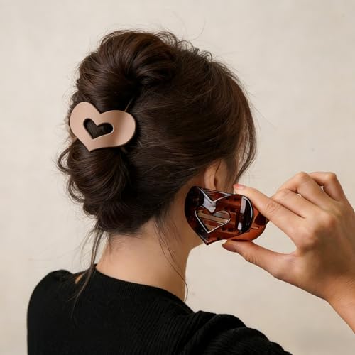 Premium 16-Piece Hair Accessories Set for Women Gray - 6 Claw Clips & 10 Elastic Hair Ties