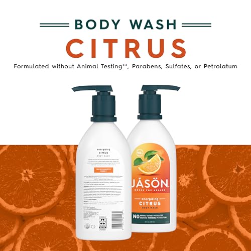 JASON Citrus Energizing Body Wash with Vitamin E, 30 oz