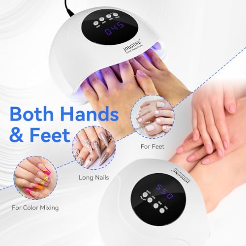 JODSONE UV LED Nail Lamp with Auto Sensor & 4 Timer Settings