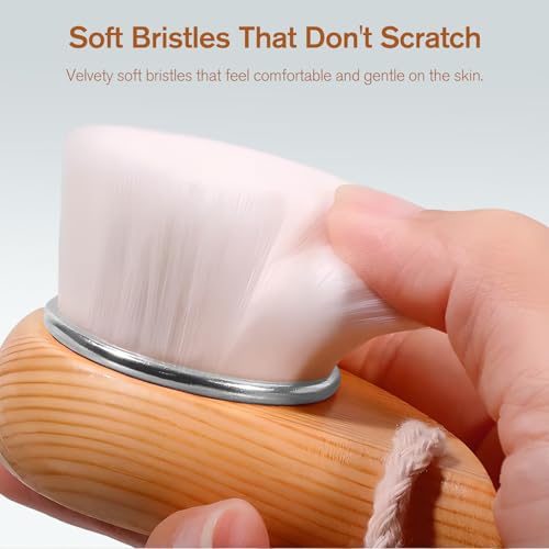Soft Bristle Facial Cleansing Brush for Deep Pore Cleaning