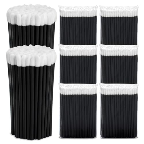 600Pcs Disposable Lip Applicators - Velvety Flocked Lip Brushes