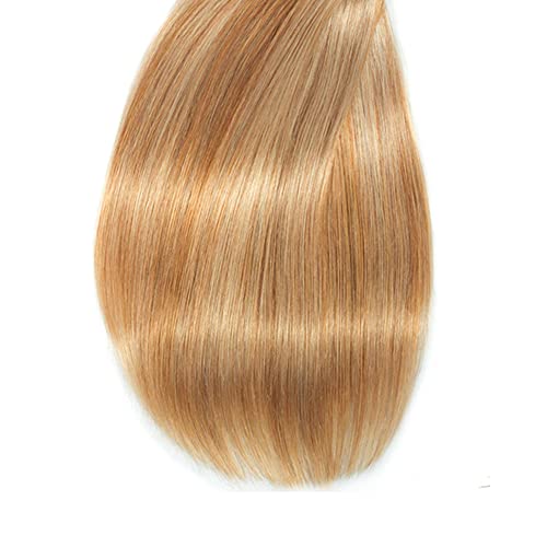 Brazilian Virgin Human Hair Straight Bundles - P27/613 Honey Blonde Highlight