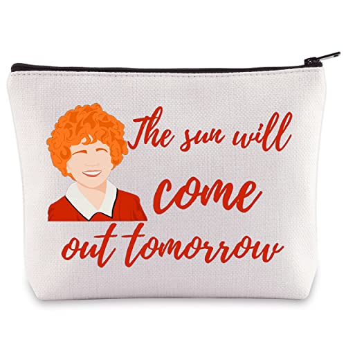 Sun Will Come Out Annie Musical Cosmetic Makeup Bag Gift for Fans