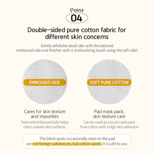 NACIFIC Fresh Herb Cotton Facial Pads - 60 Vegan Toner Pads