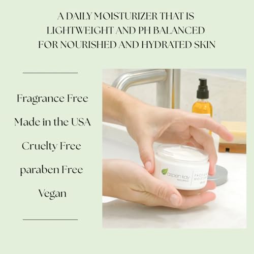 Aspen Kay Naturals Unscented Face & Body Moisturizer - Lightweight, Non-Greasy 4oz