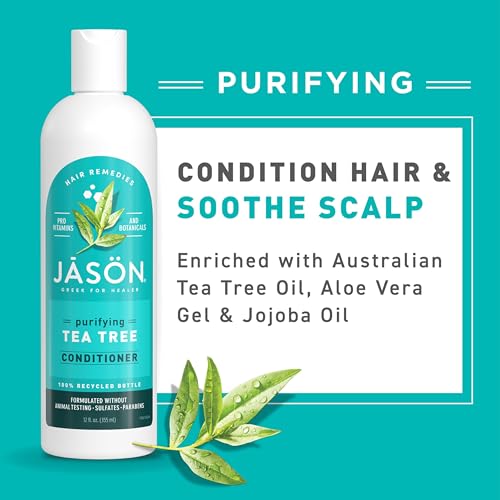 Jason Tea Tree Conditioner 12 oz - Nourishing Scalp & Hair Care
