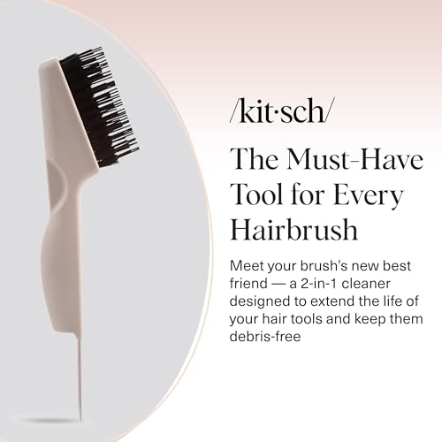 Kitsch Double-Sided Hair Brush Cleaner Tool - Eco-Friendly & Compact