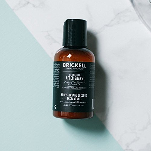 Brickell Men's Instant Relief Aftershave Balm - Scented 2 Fl Oz