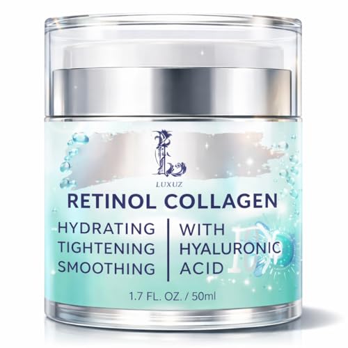 Luxuz Retinol Firming Face & Neck Cream with Collagen & Hyaluronic Acid