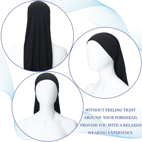 Twistover 37-Inch Jumbo Dreadlock Cap - 4 Pack Milk Fiber Hair Wrap for Locs