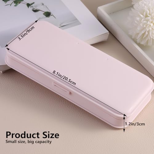 Pink Nail Art Tool Storage Box - Portable Organizer for Manicure