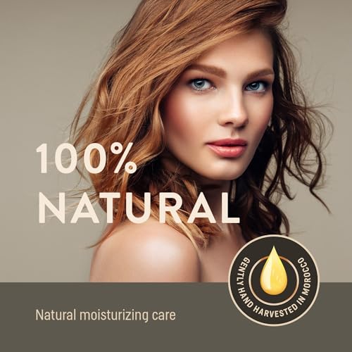 Organic Argan Oil 100ml - Cold Pressed Moisturizer for Hair, Skin & Nails
