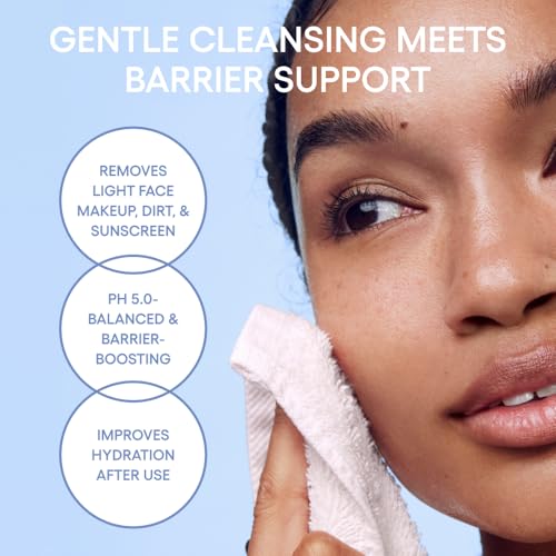 LANEIGE Water Bank Gentle Gel Facial Cleanser, 2.7 Ounce Hydrating Wash