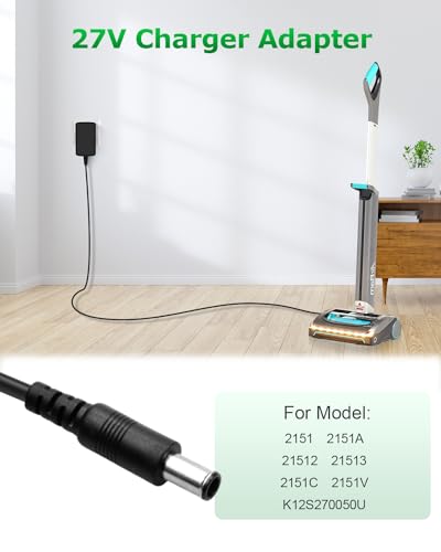 Bissell AirRam Cordless Vacuum Charger 27V Adapter Replacement