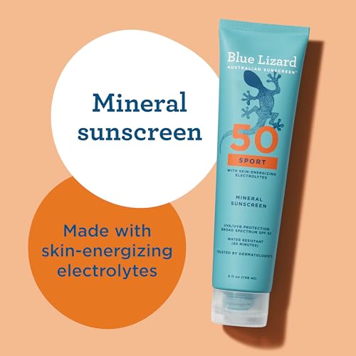 Blue Lizard Sport Mineral Sunscreen SPF 50 - Water-Resistant 5 fl oz